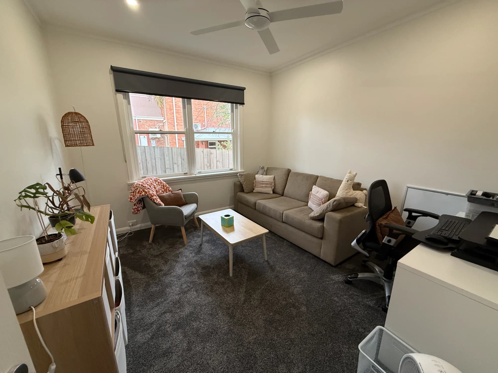 Consulting room at Bloom Well-being